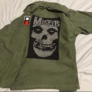 Vintage 1st Army Misfits Punk Rock Jacket Size Small